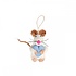 Sjaal met Verhaal Felt Hanger Muis met Hart pastel assorti