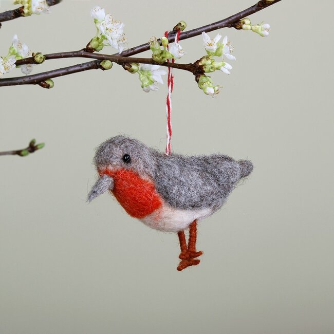 Felt Hanger Roodborstje