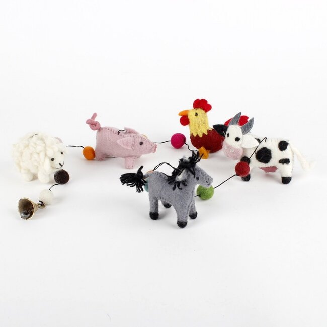 Felt Garland Boerderij