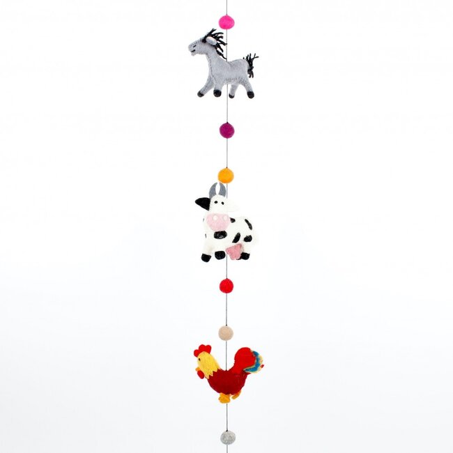 Felt Garland Boerderij