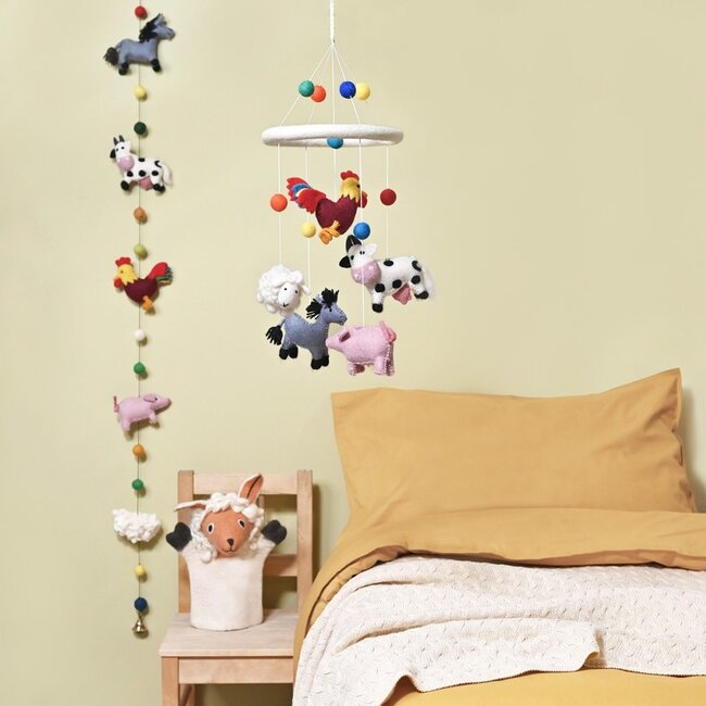 Felt Garland Boerderij