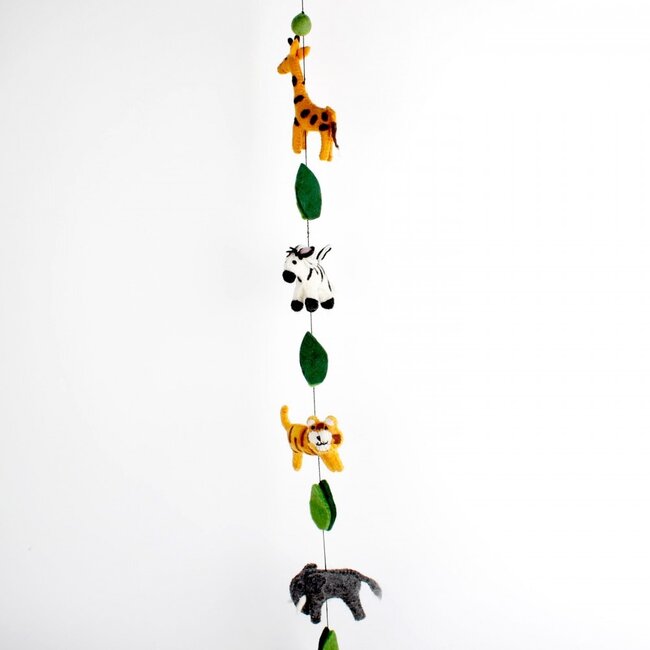 Filzgirlande Jungle