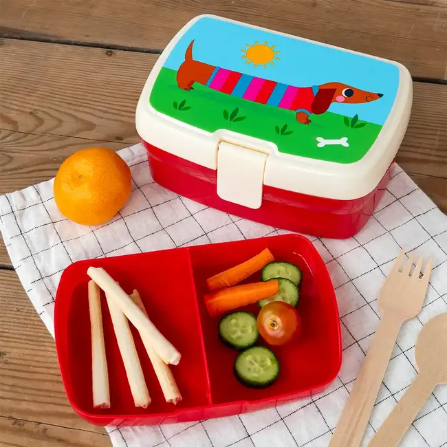Lunchbox with tray Sausage Dog