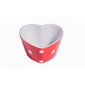 Isabelle Rose Auflaufförmchen Heart Dots red/white