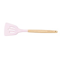 Isabelle Rose Silicone Wooden Shovel 32 cm pink