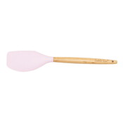 Isabelle Rose Silicone Wooden Spatula 31 cm pink