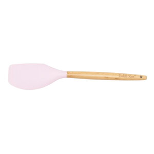 Isabelle Rose Silicone Wooden Spatula 31 cm pink