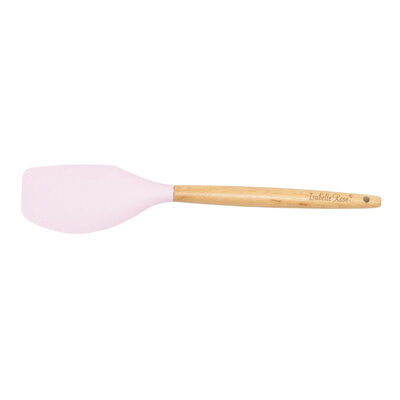 Isabelle Rose Silicone Wooden Spatula 31 cm pink