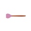 Isabelle Rose Silikon-Holz Löffel Heart 27 cm pink