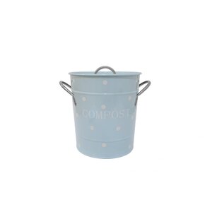 Isabelle Rose Compost Bin blue (dots)