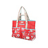 Spark of Happiness Multi Shopper large Ming red