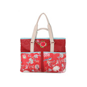 Spark of Happiness Multi Shopper large Ming red