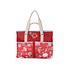 Spark of Happiness Multi Shopper large Ming red