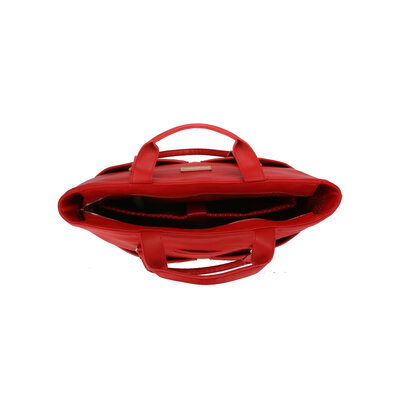 Spark of Happiness Multi Shopper large Ming solid cherry