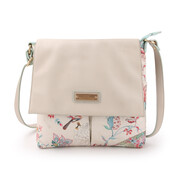 A Spark of Happiness Cross-Shoulder Bag with Flap Ming creme