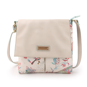 A Spark of Happiness Cross-Shoulder Bag with Flap Ming creme