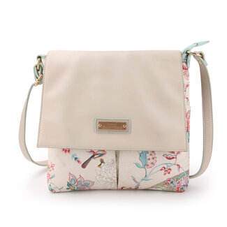 Spark of Happiness Cross-Shoulder Bag with Flap Ming creme