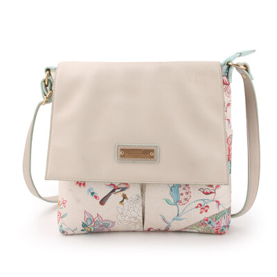 A Spark of Happiness Cross-Shoulder Bag with Flap Ming creme