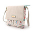 Cross-Shoulder Bag with Flap Ming creme