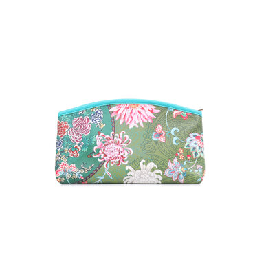 A Spark of Happiness Cosmetic Bag large Ming green