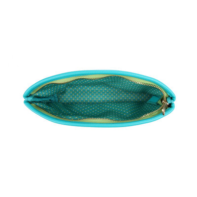 A Spark of Happiness Cosmetic Bag large Ming green