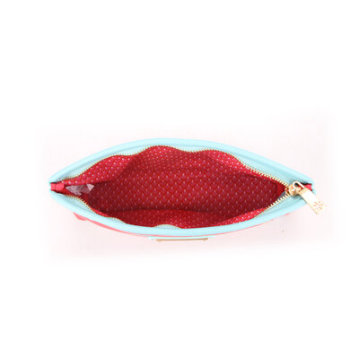 Spark of Happiness Cosmetic Bag large Ming red