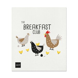 Paperproducts Design Schwammtuch Breakfast Club