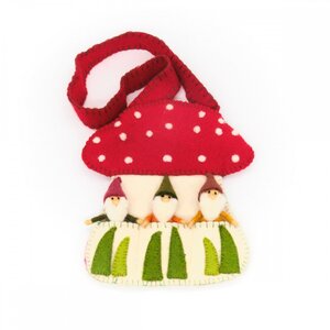 Sjaal met Verhaal Felt Bag with Finger Dolls Kabouters