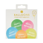 Talking Tables Ballons Happy Birthday rainbow