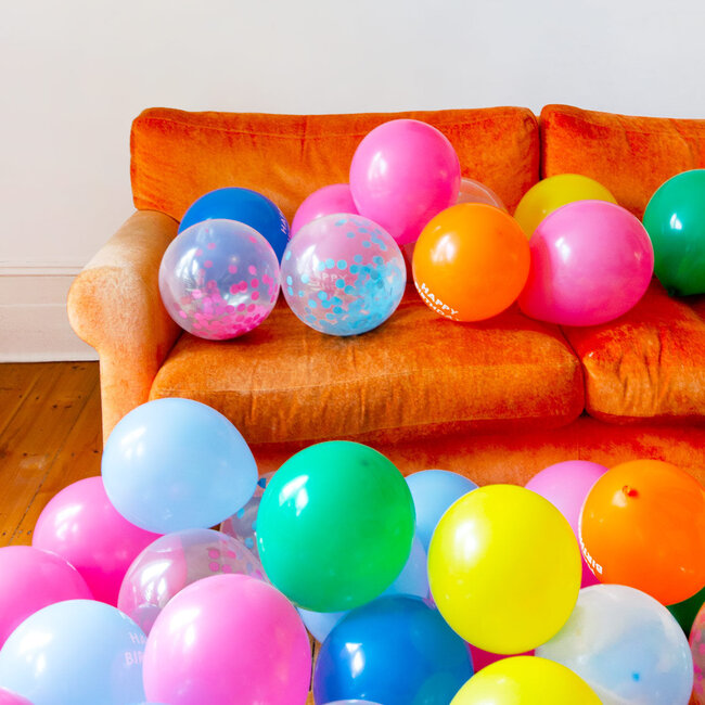 Balloons Happy Birthday rainbow