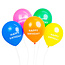 Balloons Happy Birthday rainbow