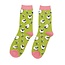 Socken Bamboo Leaping Sheep green