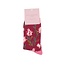 Socken Bamboo Abstract Floral dark red