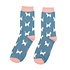 Miss Sparrow Socken Bamboo Cute Scottie Dogs denim