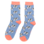 Socken Bamboo Cows denim