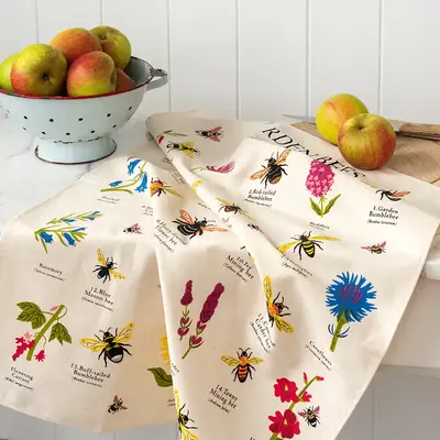 Rex London Tea towel Garden Bees