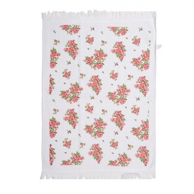 Clayre & Eef Guest towel Bunches of Roses