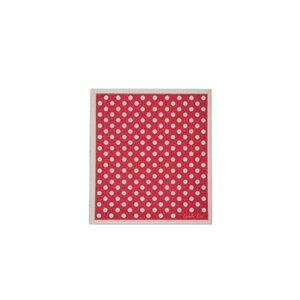 Isabelle Rose Dish Cloth Polka Dot red