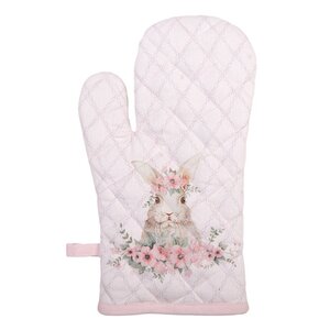 Clayre & Eef Ofenhandschuh Rabbit pink