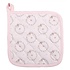 Clayre & Eef Potholder Rabbit pink