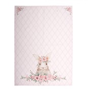 Clayre & Eef Geschirrtuch Rabbit pink