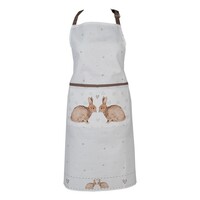 Clayre & Eef Kitchen apron Rabbits & Hearts