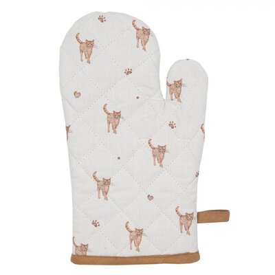 Clayre & Eef Kids Oven Mitt Cats