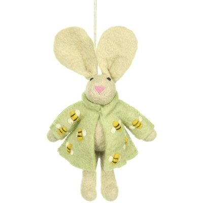 Sjaal met Verhaal Felt Hanger Funny Bunny assorti