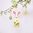 Felt Hanger Haasje met Margriet assorti