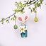 Felt Hanger Haasje met Margriet assorti