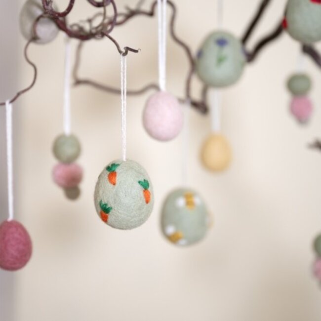 Filzhänger Ei Funny Bunny assorti