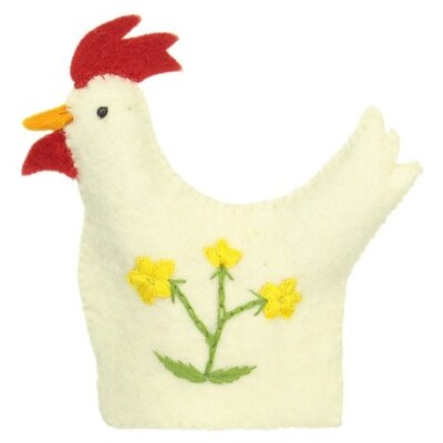 Sjaal met Verhaal Felt Decoration Haan Wildflower assorti