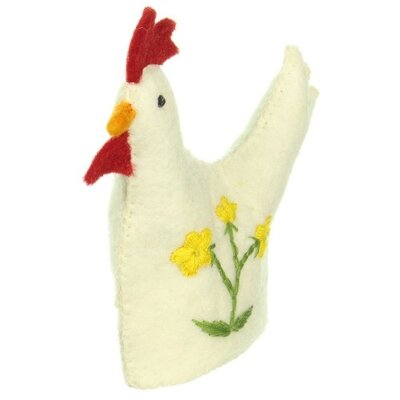 Sjaal met Verhaal Felt Decoration Haan Wildflower assorti