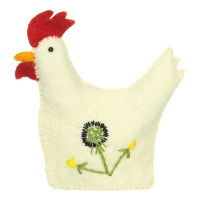 Sjaal met Verhaal Felt Decoration Haan Wildflower assorti
